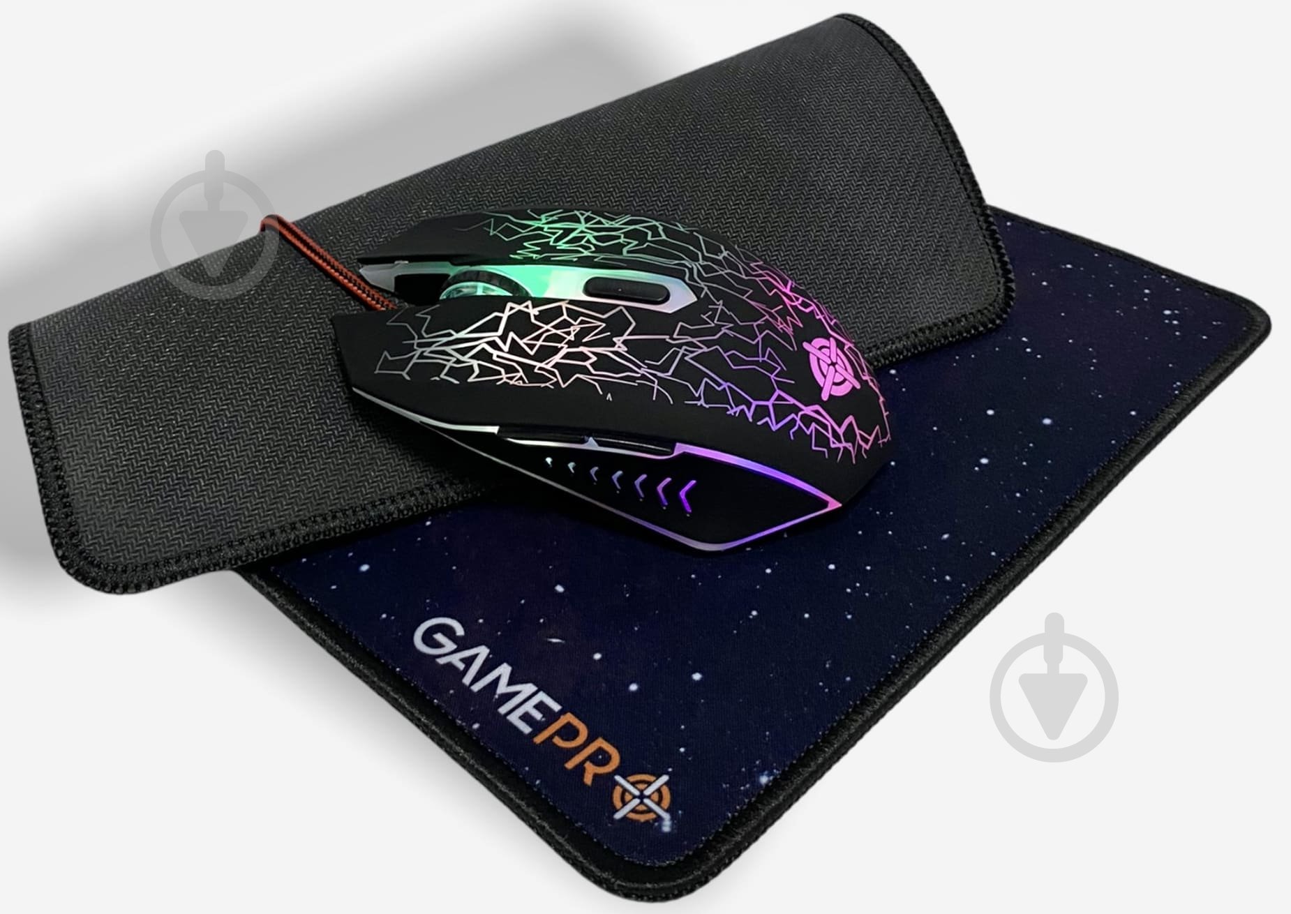 Комплект GamePro Gameset 2 в 1 USB миша + ігрова поверхня (GS347) - фото 2