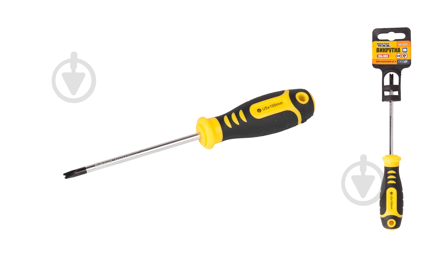 Отвертка MasterTool двухточечная Spanner U5x100 мм 49-2510 - фото 2