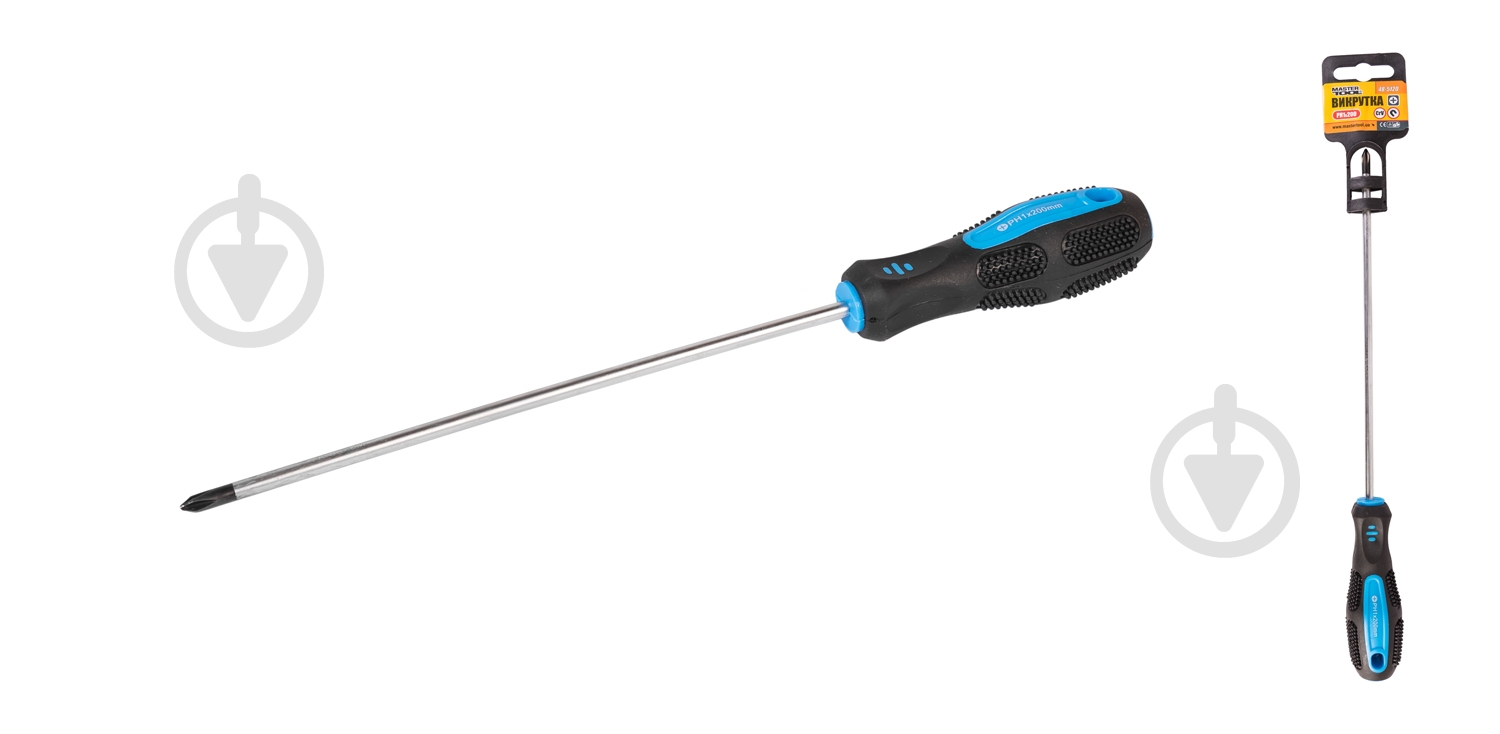 Отвертка MasterTool крестовая РН1x200 мм 48-5120 - фото 3 Отвертка MasterTool крестовая РН1x200 мм 48-5120 - фото 3