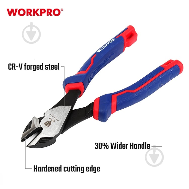 Бокорезы WORKPRO 1 шт. WP231023 - фото 3 Бокорезы WORKPRO 1 шт. WP231023 - фото 3