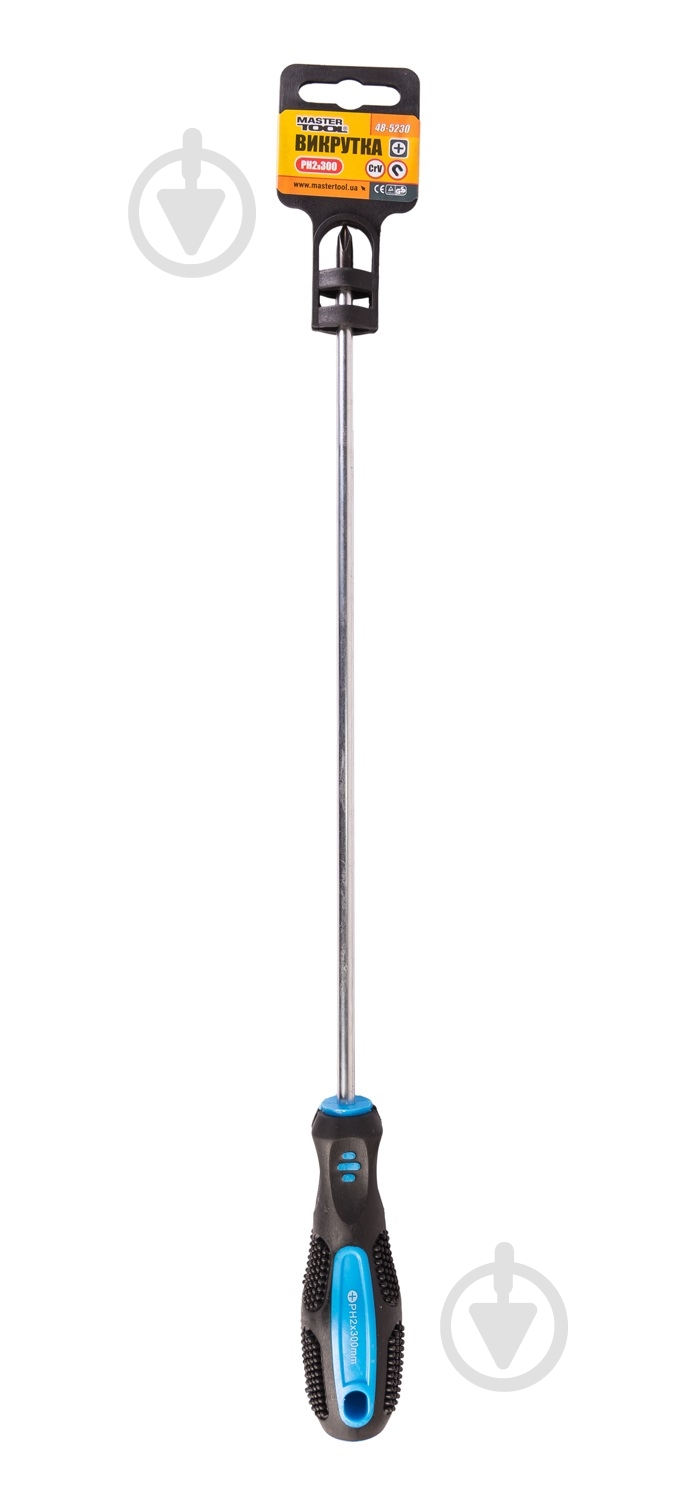 Отвертка MasterTool крестовая РН2x300 мм 48-5230 - фото 3