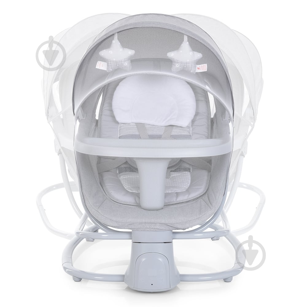 Укачивающий центр Mastela 2 в 1 светло-серый 8113 - фото 3 Укачивающий центр Mastela 2 в 1 светло-серый 8113 - фото 3