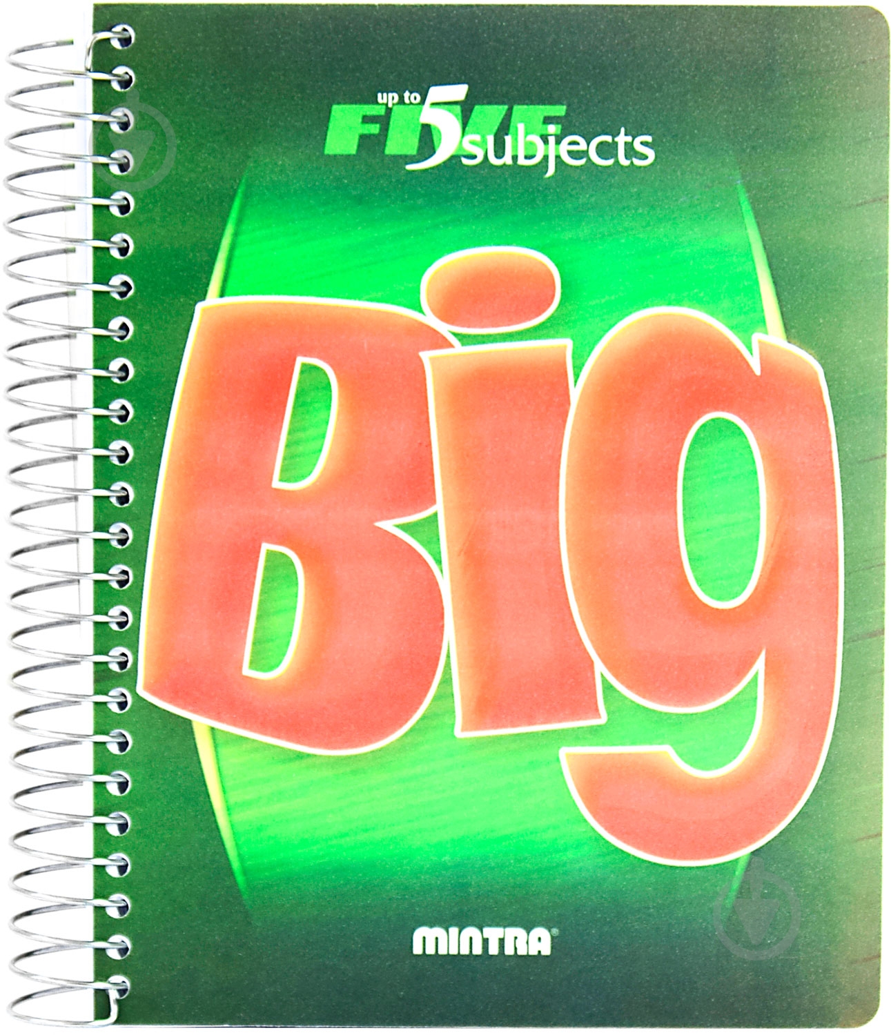 Блокнот Big A5 160 листов зеленый с рисунком Mintra - фото 1