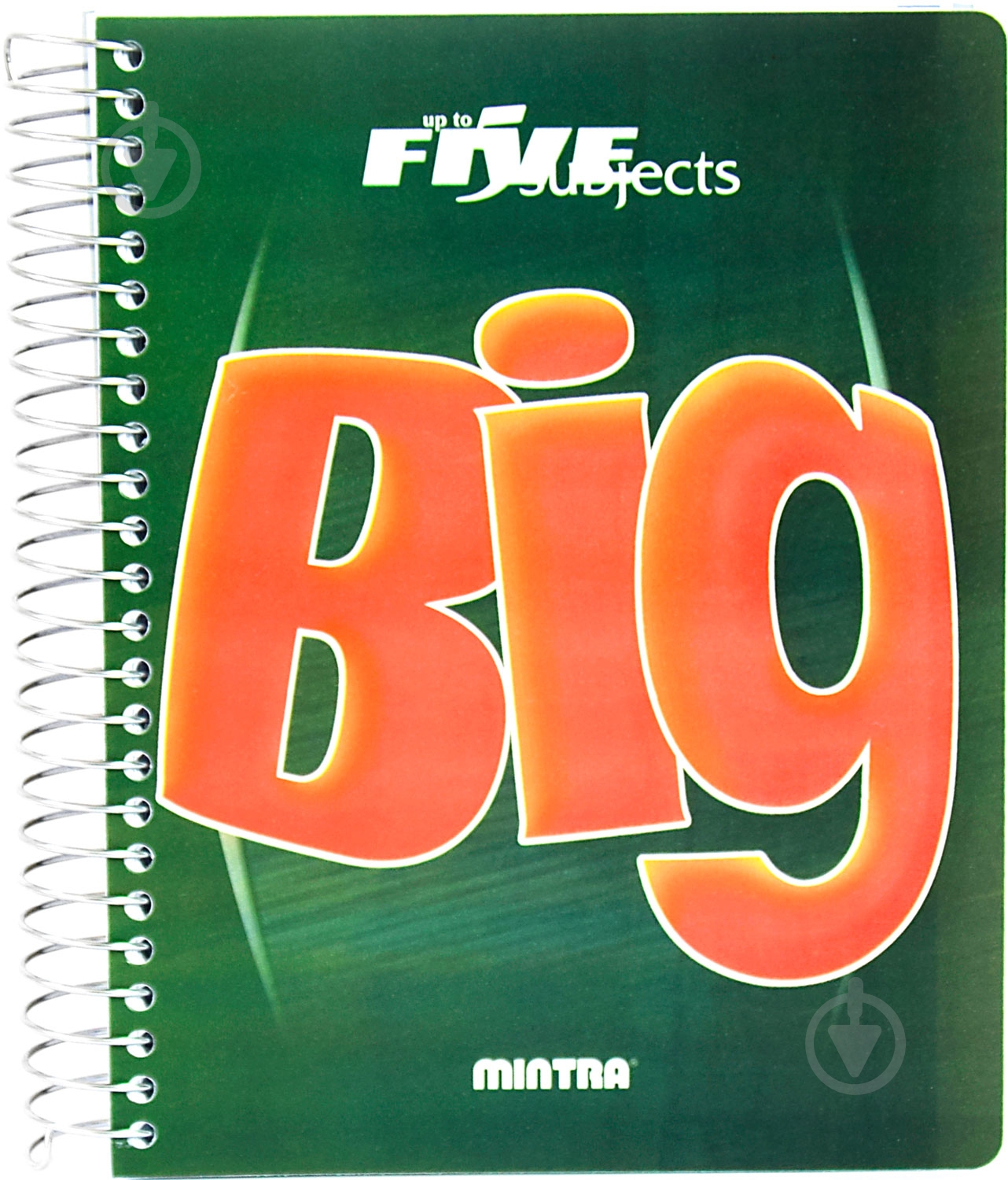 Блокнот Big A5 160 листов темно-зеленый с рисунком Mintra - фото 1