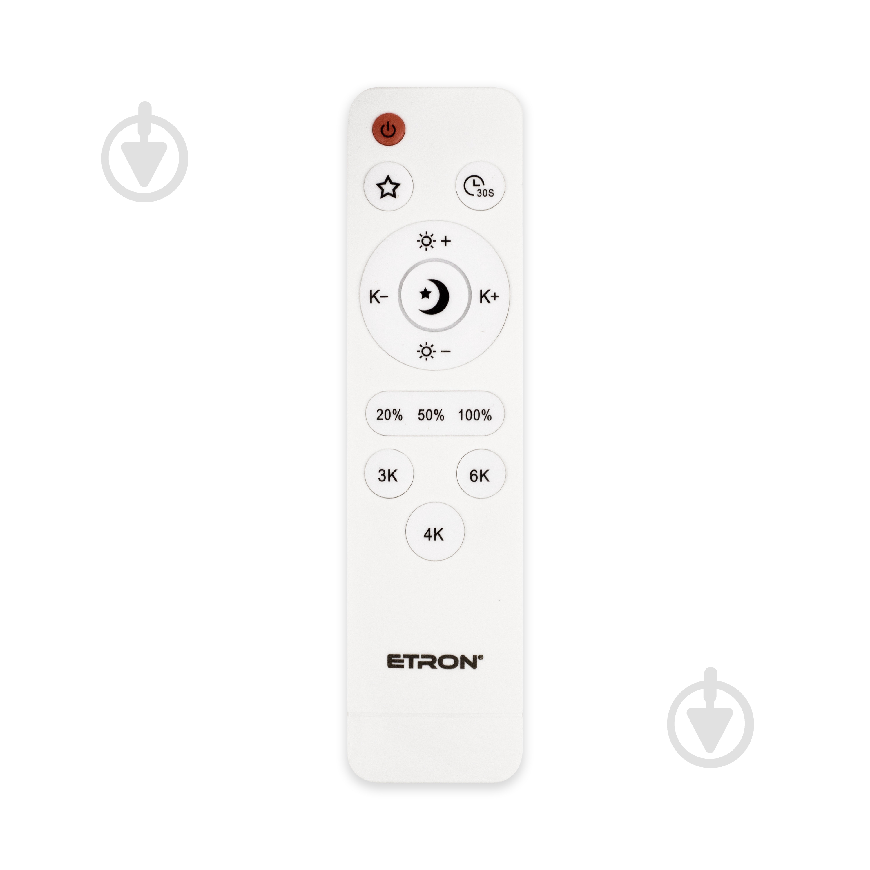 Світильник стельовий ETRON Smart ARRIVAL Wood&White 45 Вт 3000К 4000К 6500К К 1-ESP-2002 - фото 5