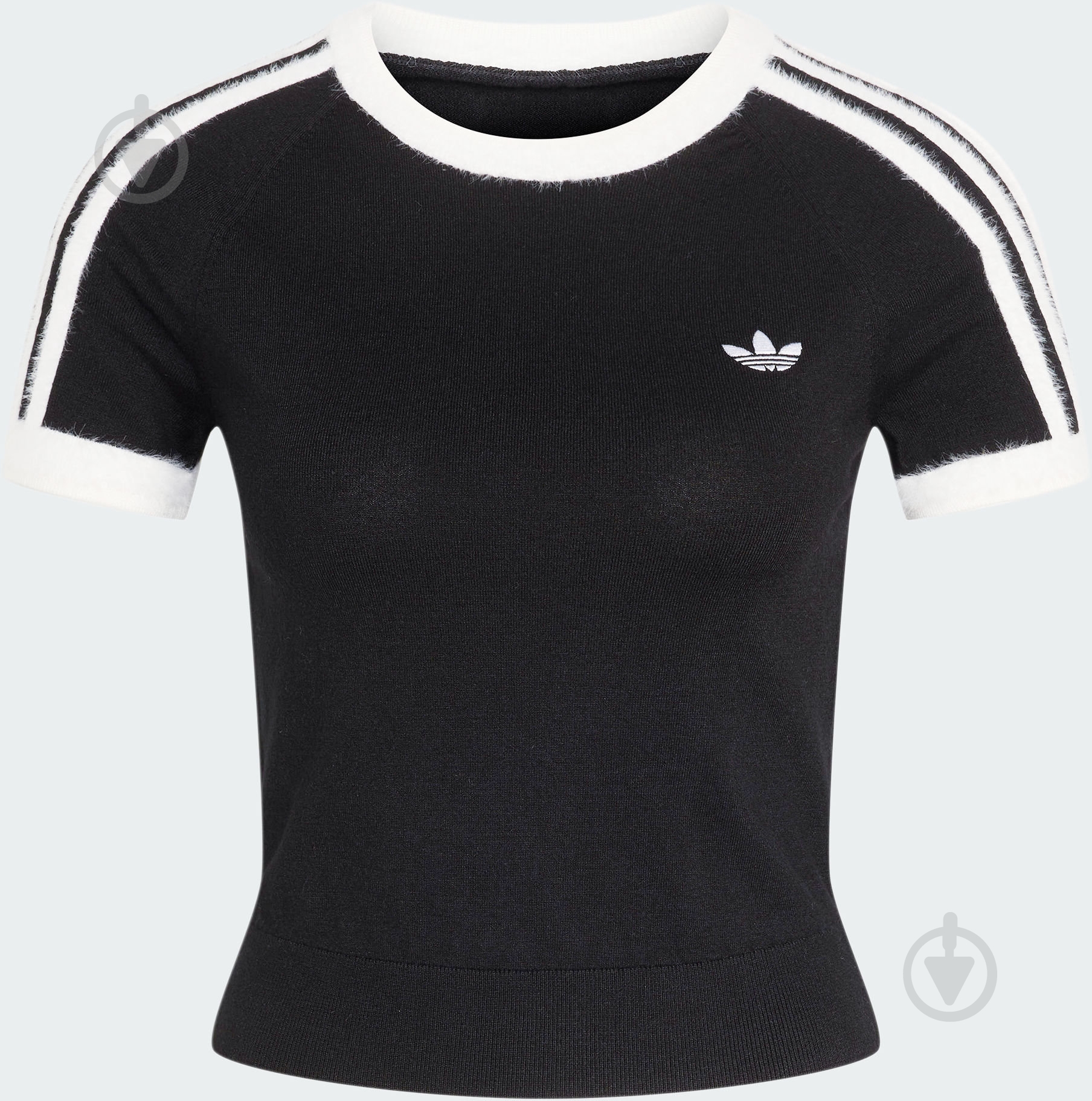 Футболка Adidas KNIT TEE KS7375 р.M чорний - фото 1 Футболка Adidas KNIT TEE KS7375 р.M чорний - фото 1