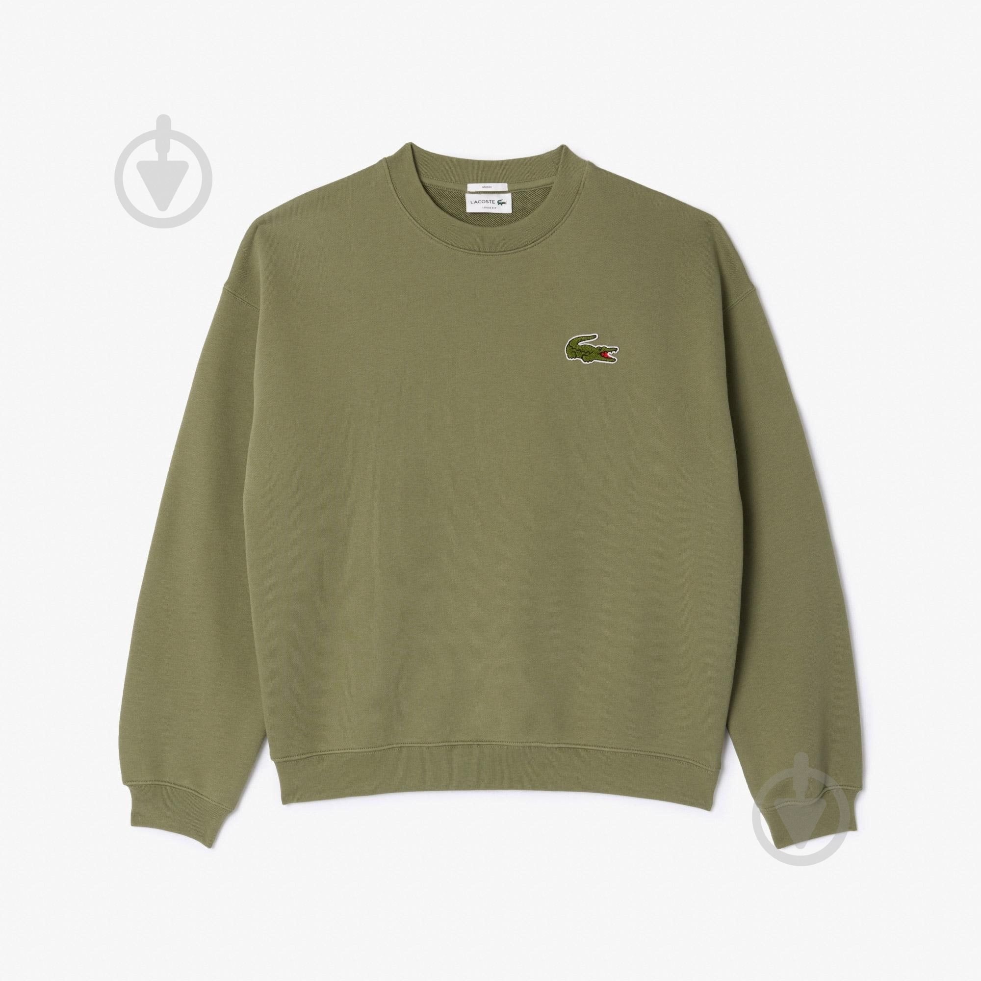 Джемпер Lacoste Sweatshirt SH2741-BMY р.M хаки - фото 1