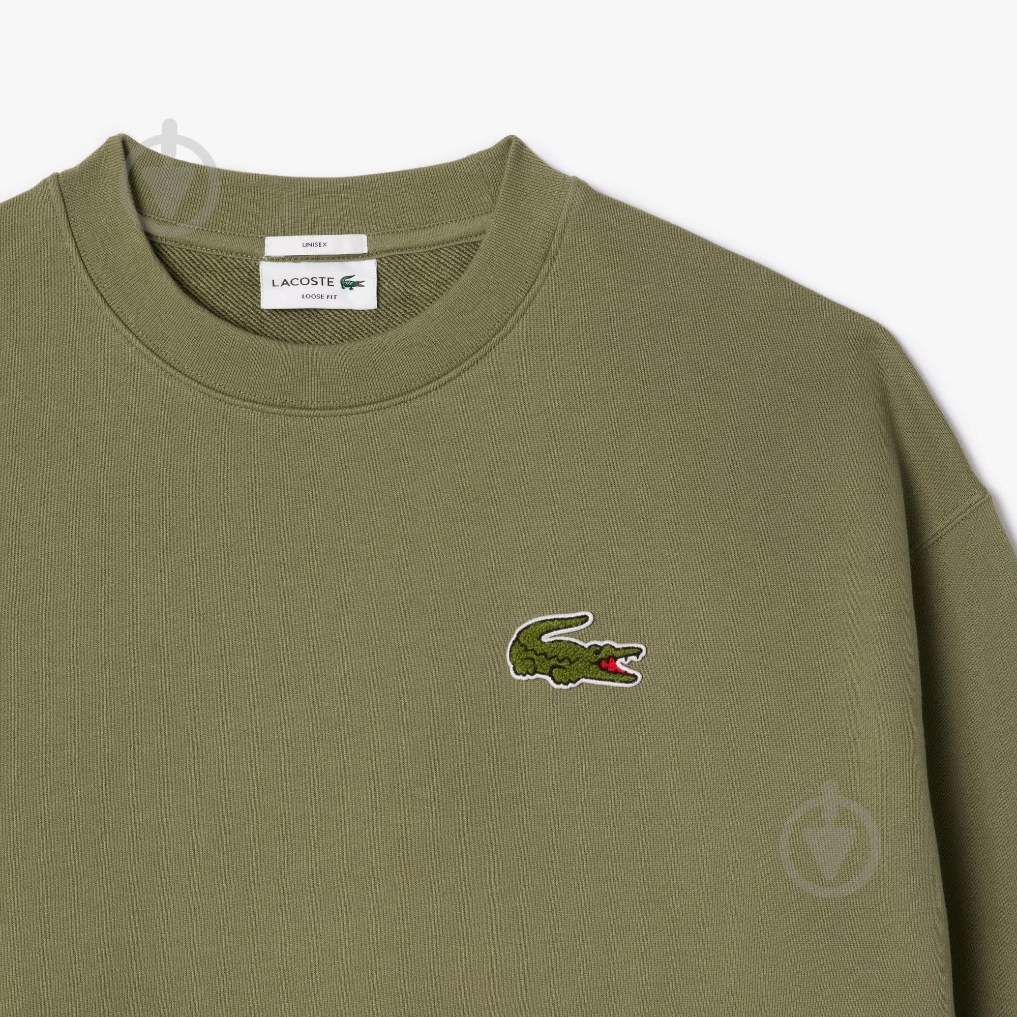 Джемпер Lacoste Sweatshirt SH2741-BMY р.M хаки - фото 6