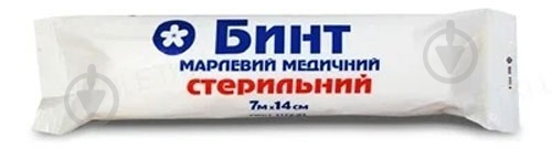 Бинт медицинский Виола марлевый стерильный медицинский 5 м х 10 см 1 шт. - фото 1