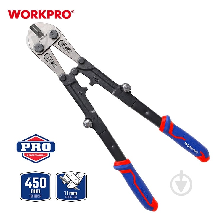 Болторез WORKPRO 1 шт. WP216009 - фото 4