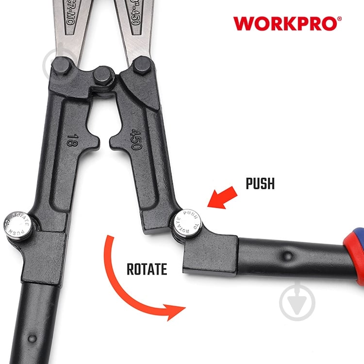Болторез WORKPRO 1 шт. WP216009 - фото 6