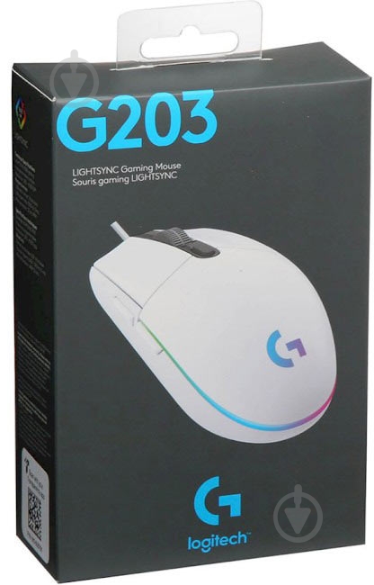 Мышь Logitech G203 Lightsync (910-005797) - фото 5