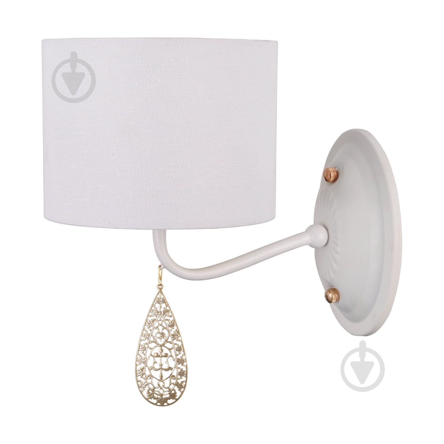 Бра Victoria Lighting 1x40 Вт E14 белый Grace/AP1 - фото 1 Бра Victoria Lighting 1x40 Вт E14 белый Grace/AP1 - фото 1