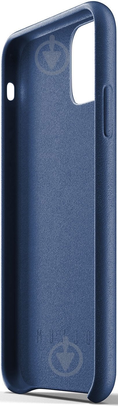 Накладка на корпус MUJJO Full Leather для Apple iPhone 11 monaco blue - фото 4