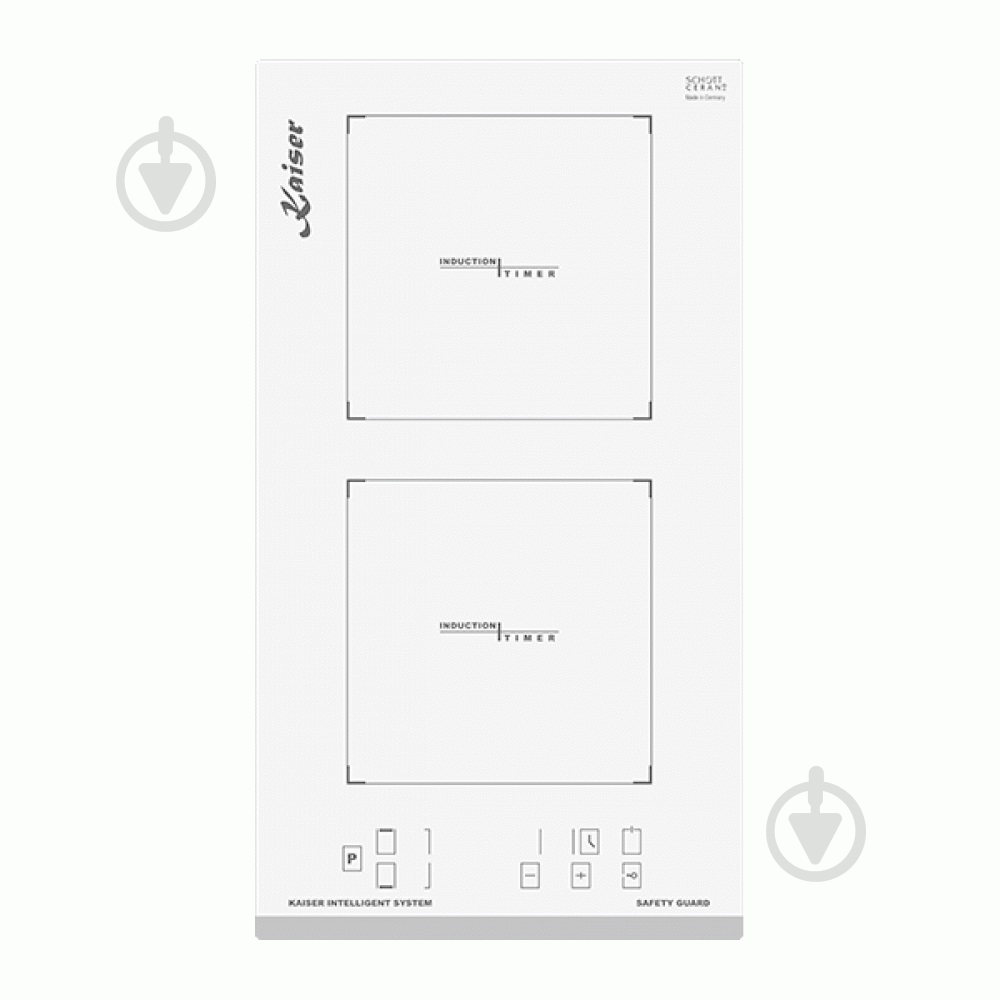 Варочная поверхность индукционная Kaiser KCT 3726 FI W - фото 1 Варочная поверхность индукционная Kaiser KCT 3726 FI W - фото 1