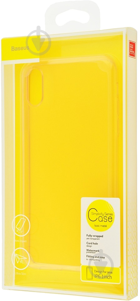 Чохол-накладка BASEUS Simplicity Series Case (TPU) для Apple iPhone XR - фото 1
