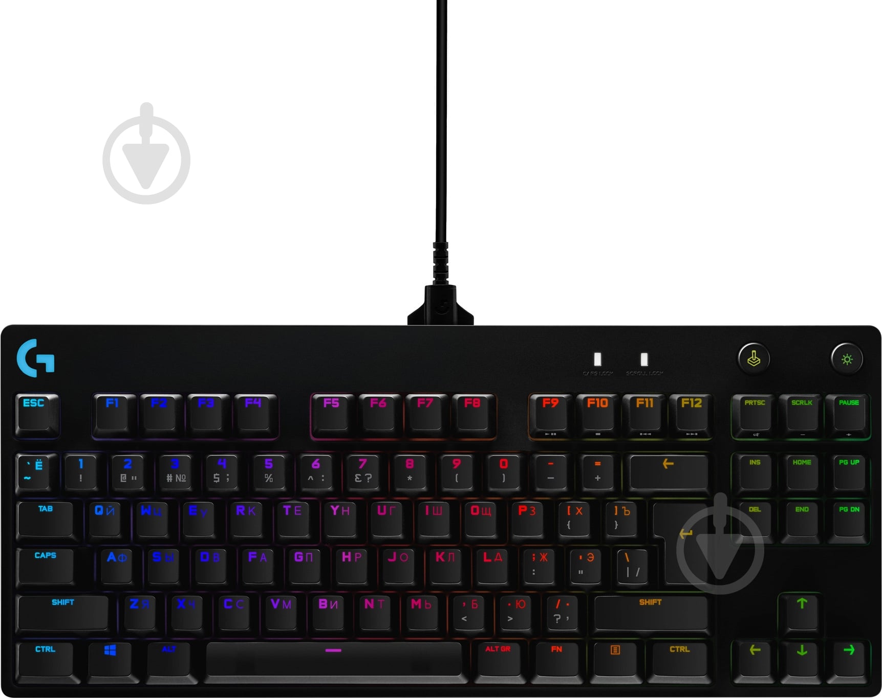 Клавиатура Logitech G PRO Mechanical Gaming USB (920-009392) black - фото 1