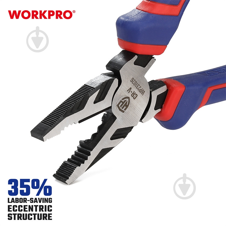 Плоскогубцы WORKPRO CR-V PRO PLUS 200 мм 1 шт. WP231026 - фото 8
