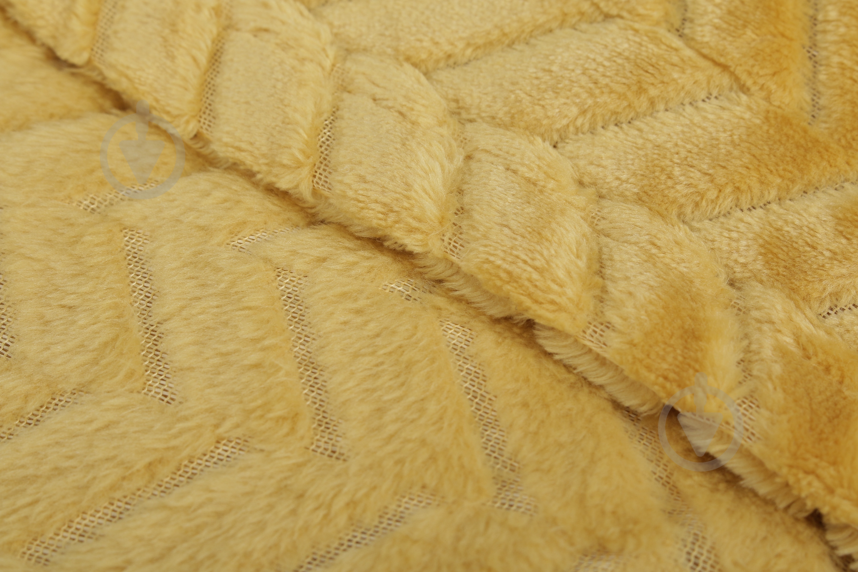 Плед Flannel Plush 200x220 см гірчичний La Nuit - фото 2