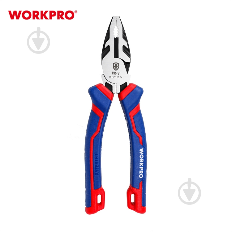 Плоскогубці WORKPRO CR-V PRO PLUS 160 мм 1 шт. WP231024 - фото 4