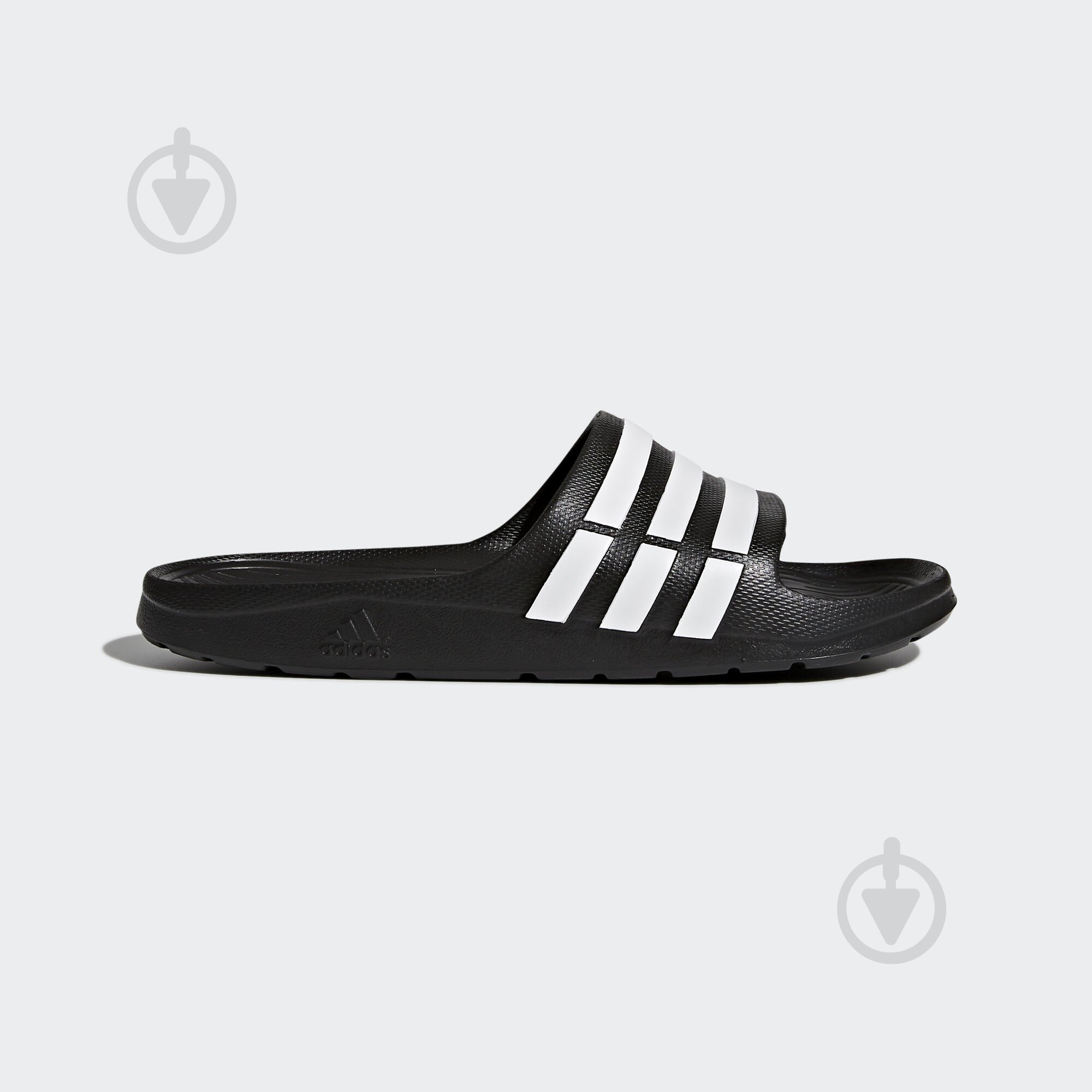 Шлепанцы Adidas DURAMO SLIDE G15890 р.40 2/3 черный - фото 1