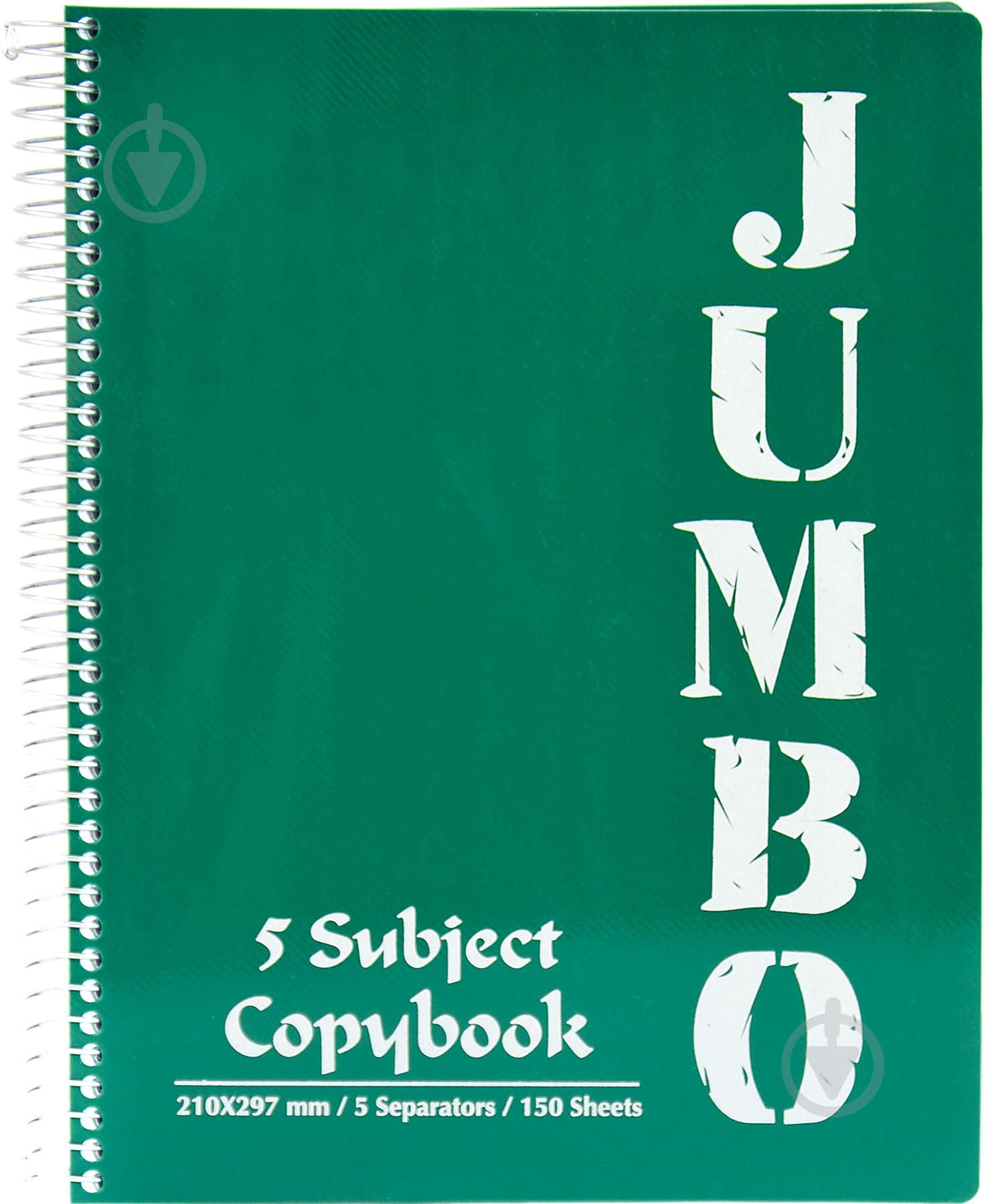 Блокнот Micro Jumbo A6 150 листов темно-зеленый с рисунком Mintra - фото 1