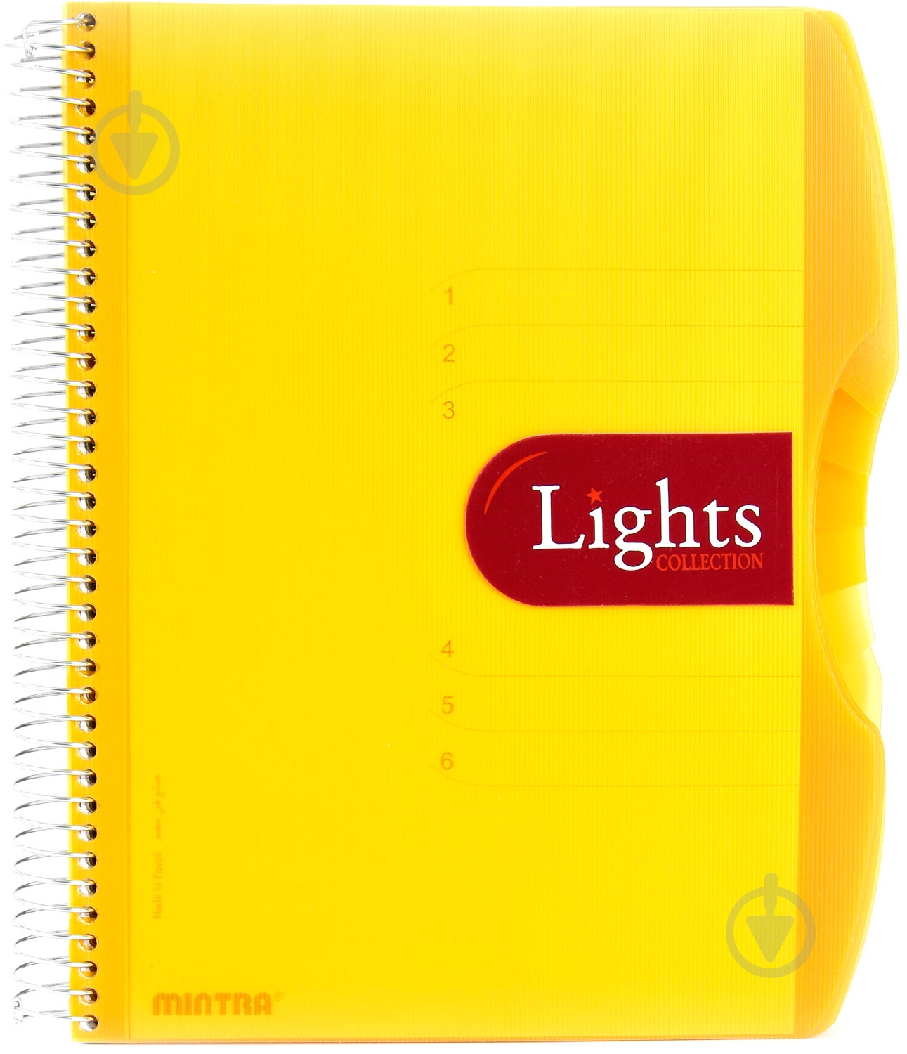 Блокнот Lights A4 150 листов оранжевый с рисунком Mintra - фото 1 Блокнот Lights A4 150 листов оранжевый с рисунком Mintra - фото 1