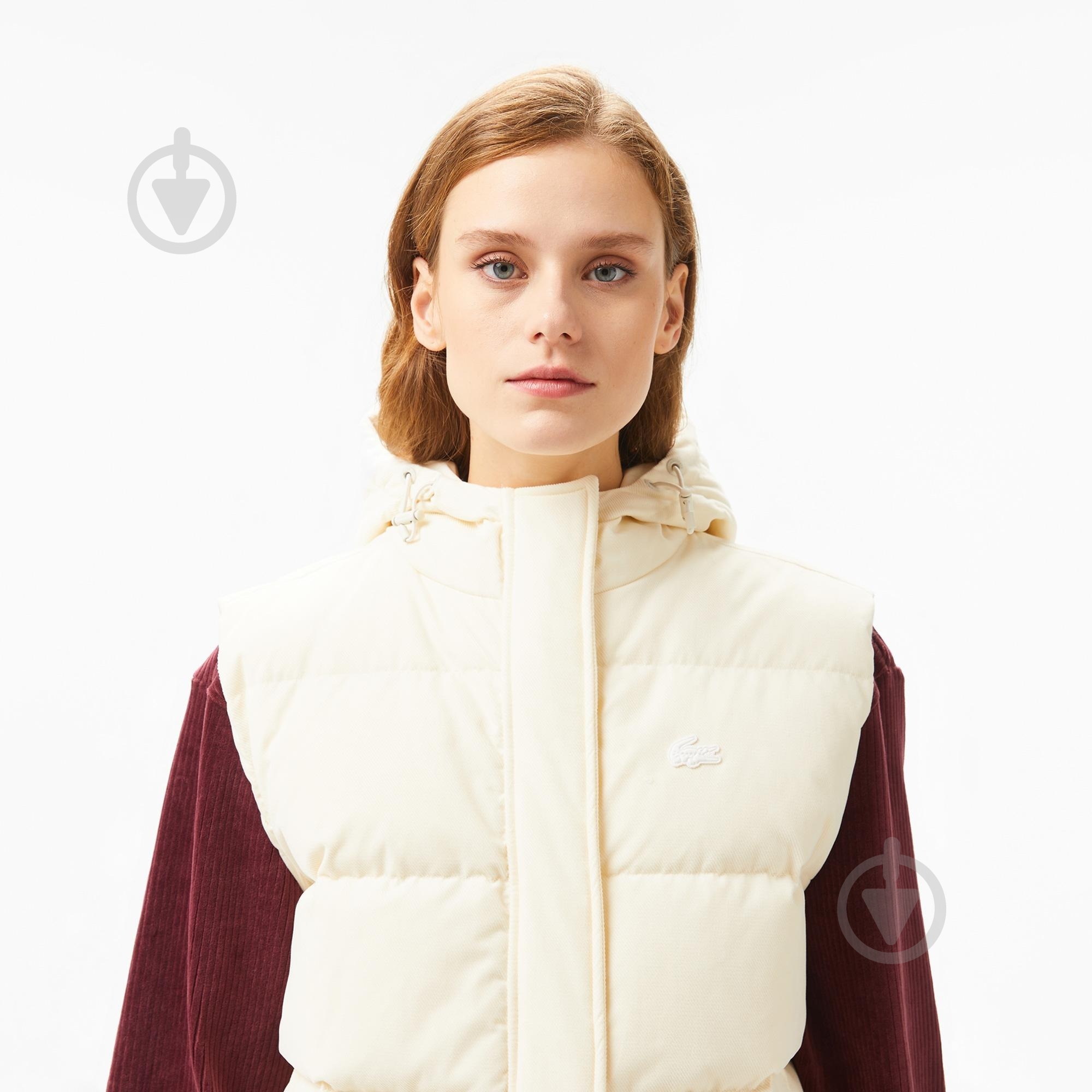 Жилет Lacoste BF2527-XFJ р.38 белый - фото 4