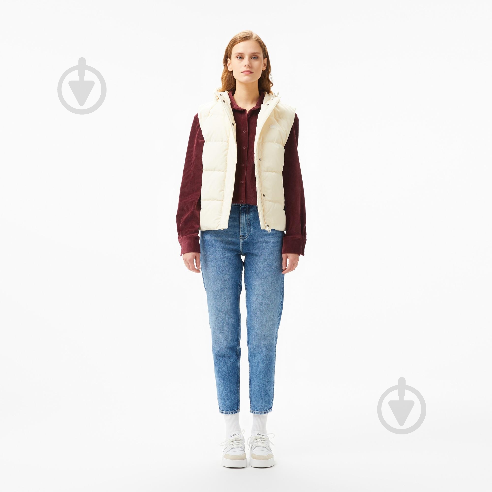 Жилет Lacoste BF2527-XFJ р.40 белый - фото 6