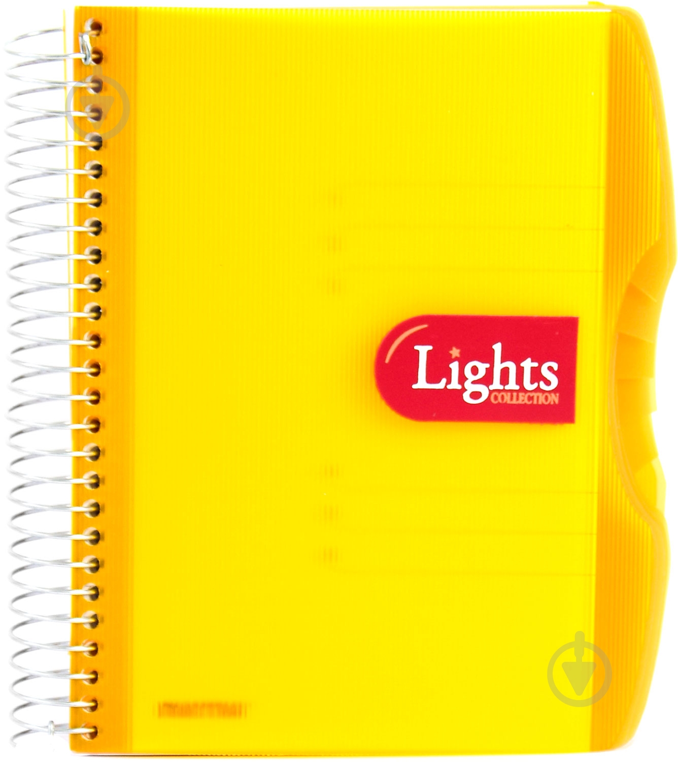 Блокнот Lights A5 150 листов оранжевый с рисунком Mintra - фото 1