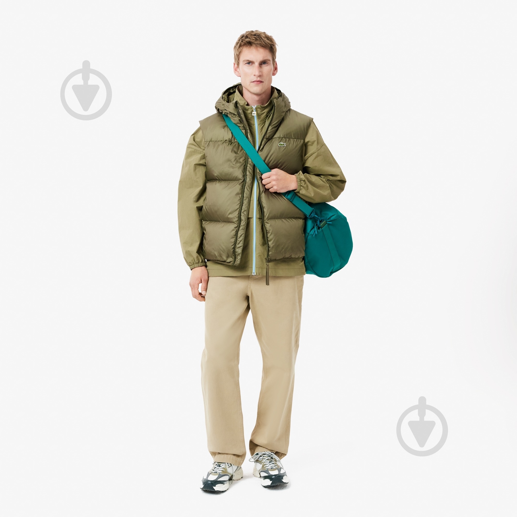 Жилет Lacoste BH2895-BMY р.50 хаки - фото 10