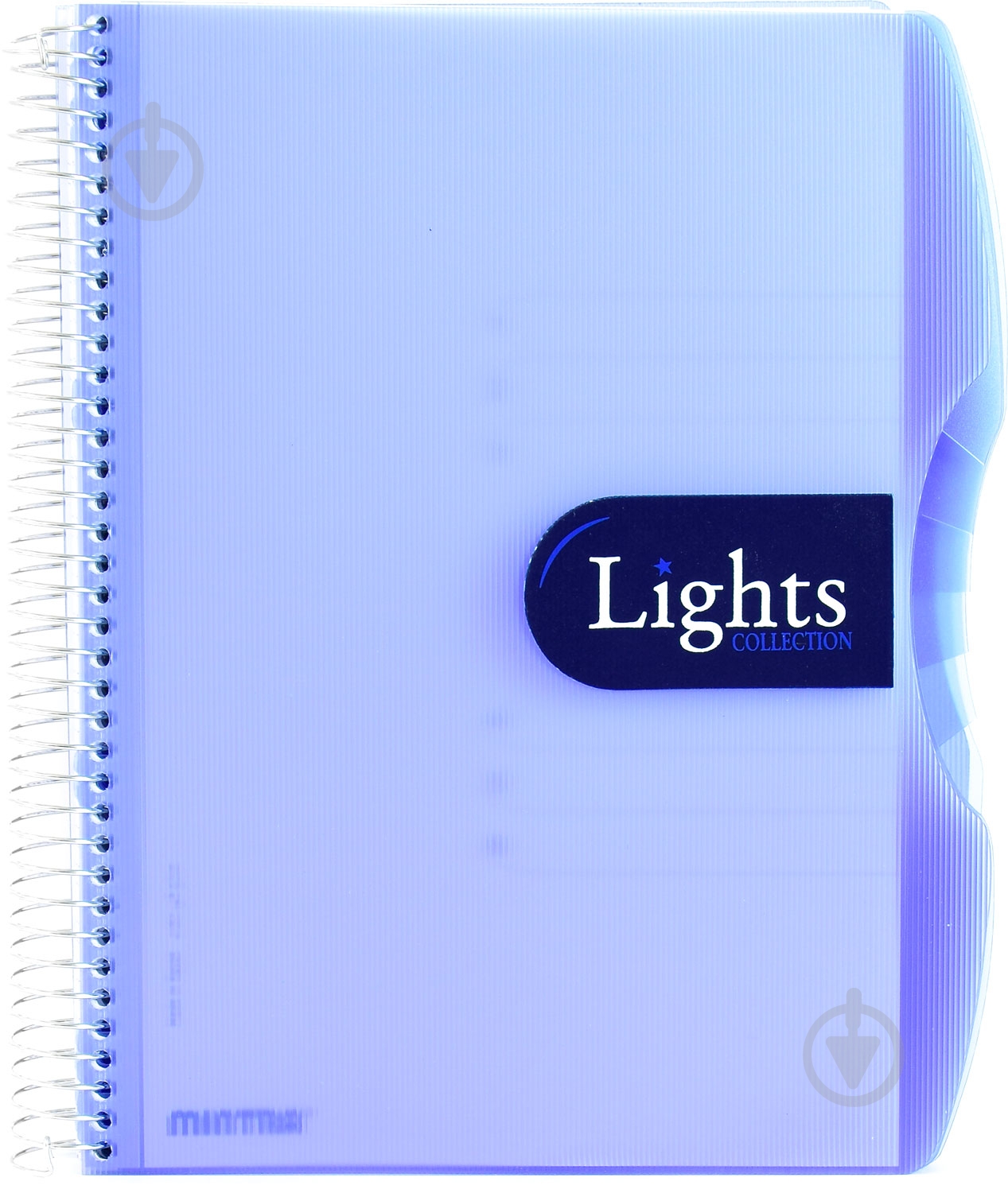 Блокнот Lights A5 150 листов синий с рисунком Mintra - фото 1