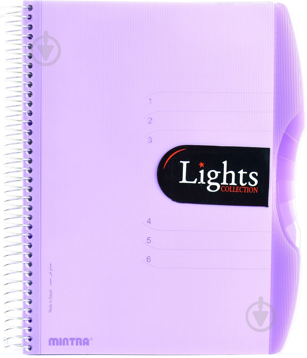 Блокнот Lights A5 150 листов фиолетовый с рисунком Mintra - фото 1 Блокнот Lights A5 150 листов фиолетовый с рисунком Mintra - фото 1