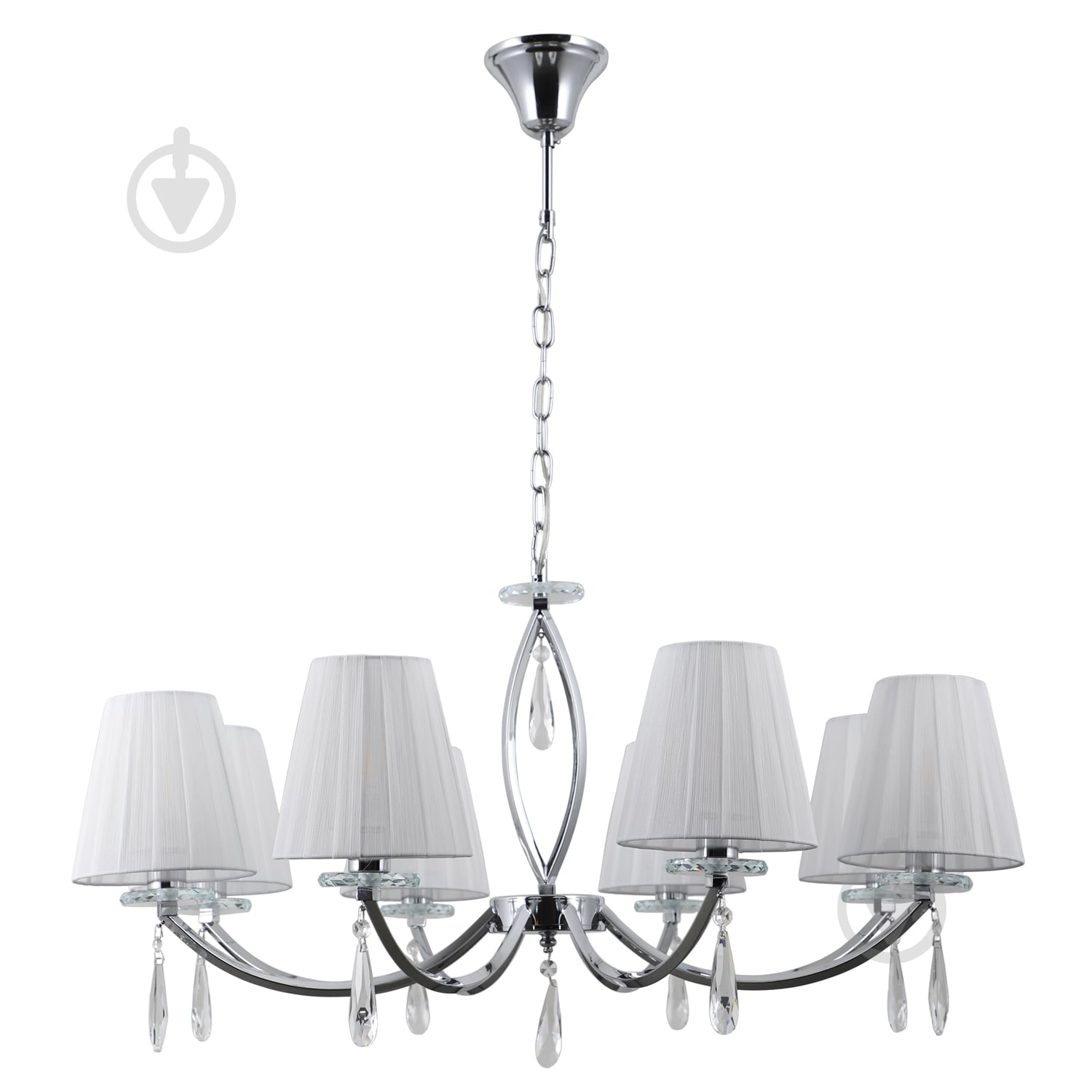 Люстра Victoria Lighting 8x40 Вт E14 хром Chanel/SP8 - фото 1 Люстра Victoria Lighting 8x40 Вт E14 хром Chanel/SP8 - фото 1