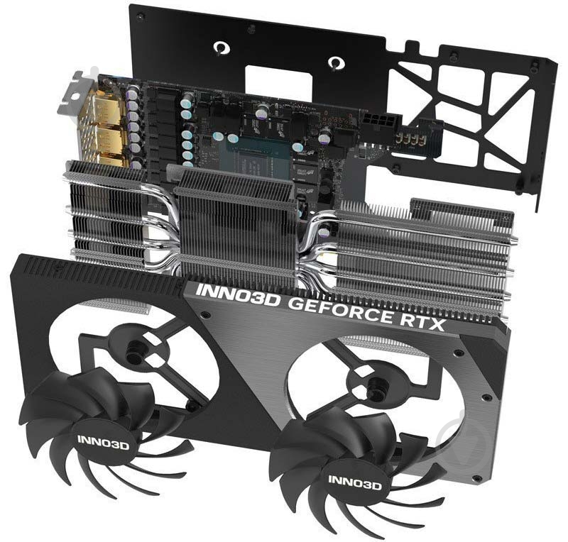Відеокарта Inno3D GeForce RTX 4070 12GB GDDR6X 192bit (N40702-126X-185252N) - фото 7 Відеокарта Inno3D GeForce RTX 4070 12GB GDDR6X 192bit (N40702-126X-185252N) - фото 7