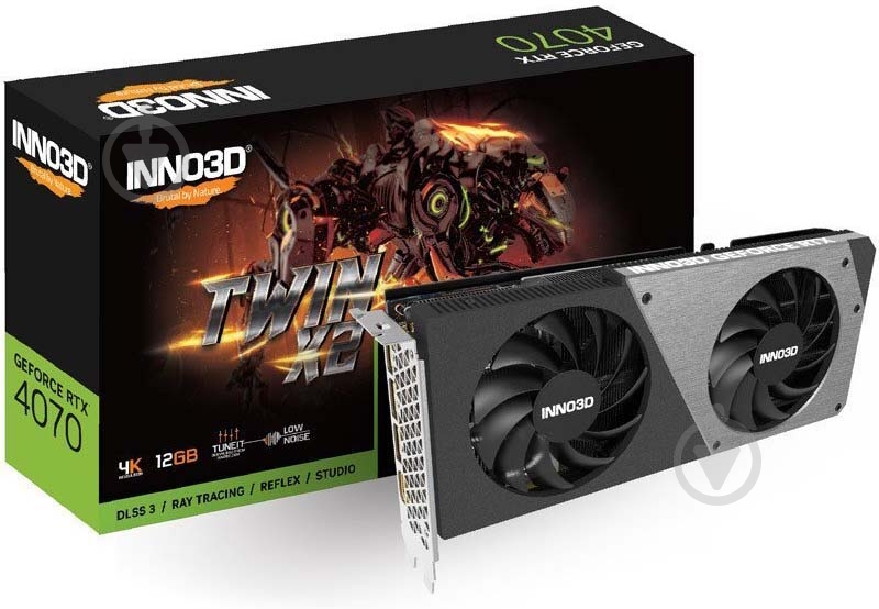 Відеокарта Inno3D GeForce RTX 4070 12GB GDDR6X 192bit (N40702-126X-185252N) - фото 10 Відеокарта Inno3D GeForce RTX 4070 12GB GDDR6X 192bit (N40702-126X-185252N) - фото 10
