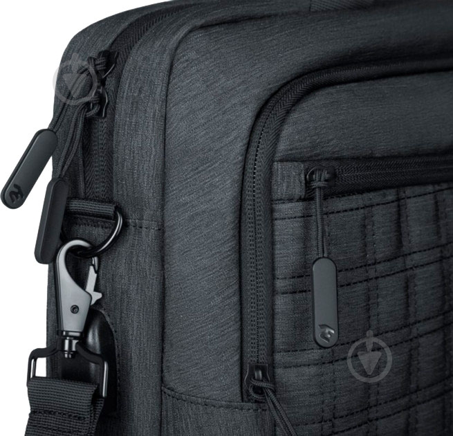 Сумка для ноутбука 2E CrossSquares 16" black (2E-CBN9198BK) - фото 9 Сумка для ноутбука 2E CrossSquares 16" black (2E-CBN9198BK) - фото 9
