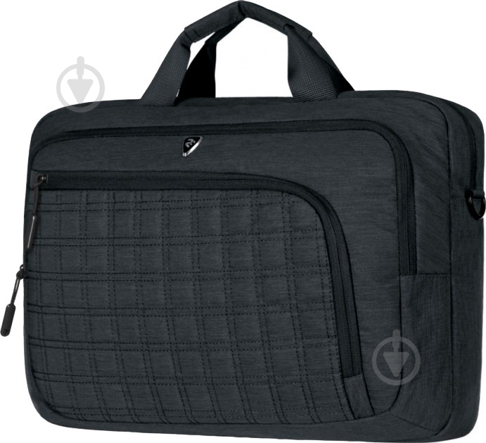 Сумка для ноутбука 2E CrossSquares 16" black (2E-CBN9198BK) - фото 1 Сумка для ноутбука 2E CrossSquares 16" black (2E-CBN9198BK) - фото 1