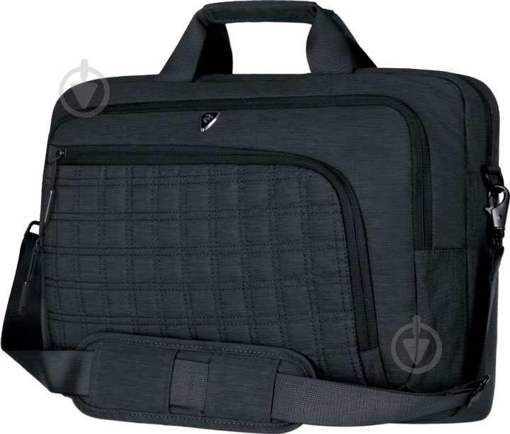 Сумка для ноутбука 2E CrossSquares 16" black (2E-CBN9198BK) - фото 2 Сумка для ноутбука 2E CrossSquares 16" black (2E-CBN9198BK) - фото 2