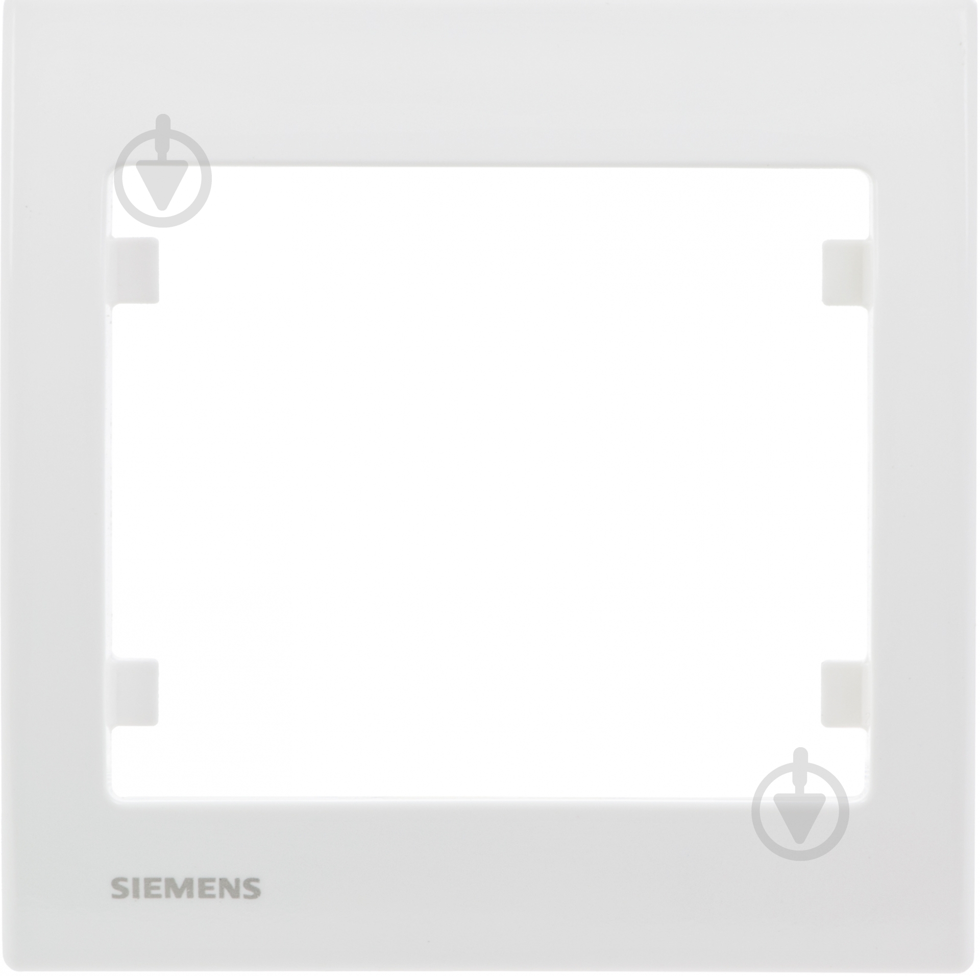 Рамка Siemens IRIS белый G-S18001 - фото 1