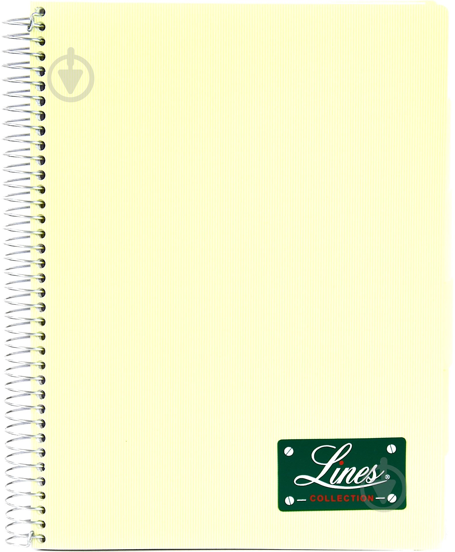 Блокнот Lines A5 150 листов желтый с рисунком Mintra - фото 1