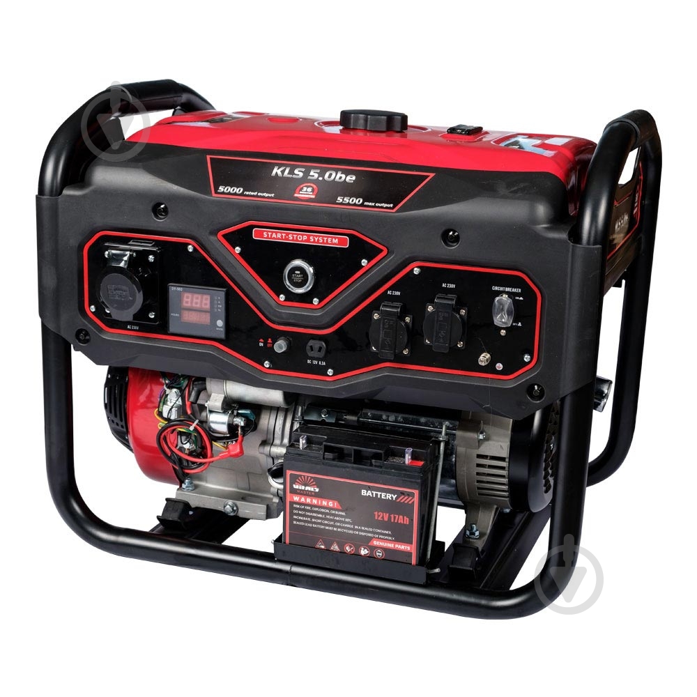 Генератор бензиновий Vitals KLS 5.0be 5 кВт / 5,5 кВт 230 В 88868N - фото 3