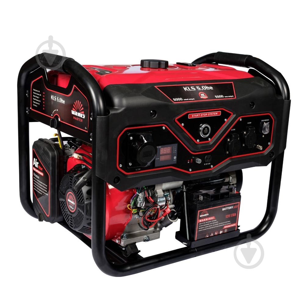 Генератор бензиновий Vitals KLS 5.0be 5 кВт / 5,5 кВт 230 В 88868N - фото 4