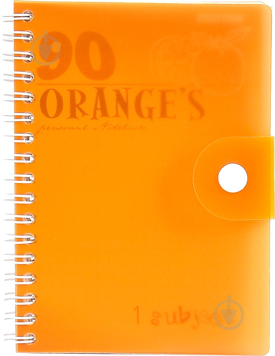 Блокнот Ninetis A5 90 листов оранжевый с рисунком Mintra - фото 1 Блокнот Ninetis A5 90 листов оранжевый с рисунком Mintra - фото 1
