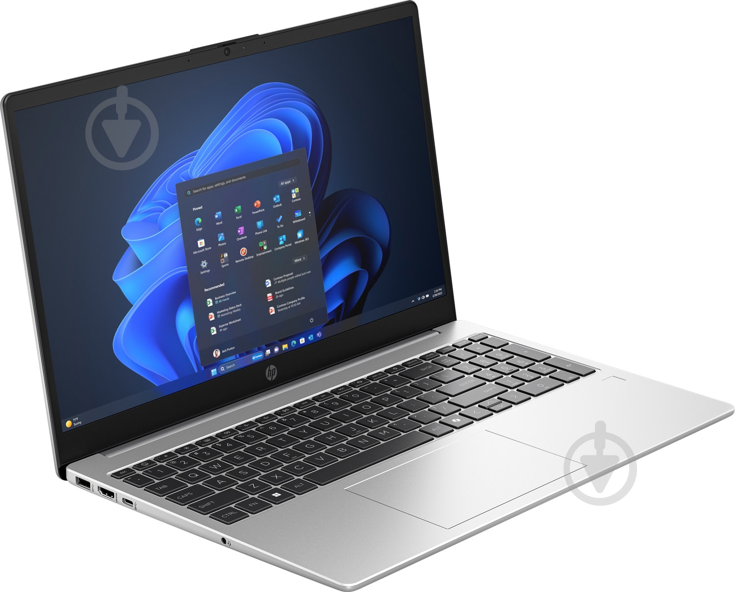 Ноутбук HP 255R G10 15,6" (B9YP5ET) turbo silver - фото 2