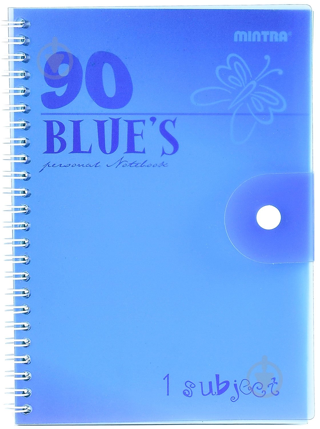 Блокнот Ninetis A5 90 листов синий с рисунком Mintra - фото 1