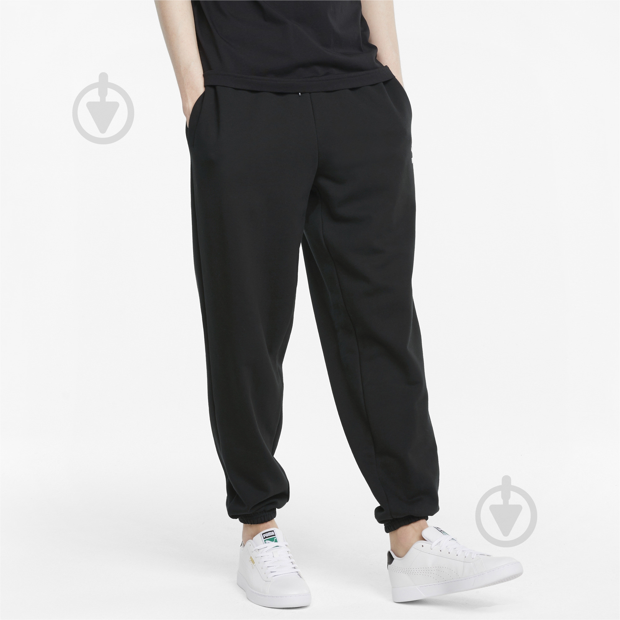 Брюки Puma Classics Oversized Sweatpant 53213901 р. S черный - фото 3