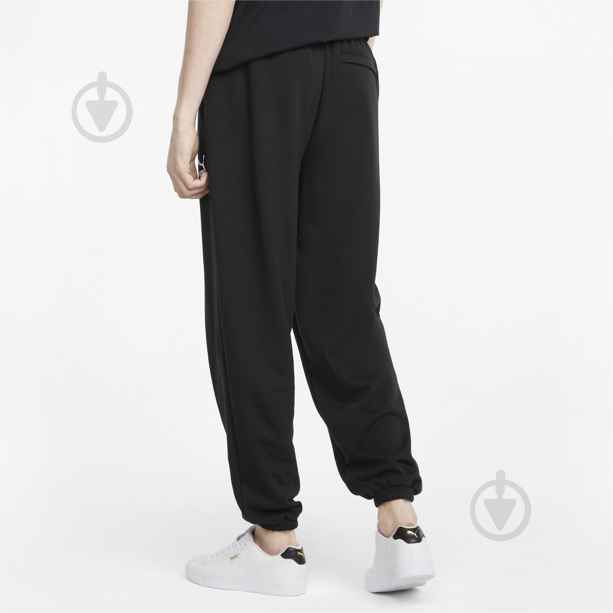 Брюки Puma Classics Oversized Sweatpant 53213901 р. S черный - фото 4