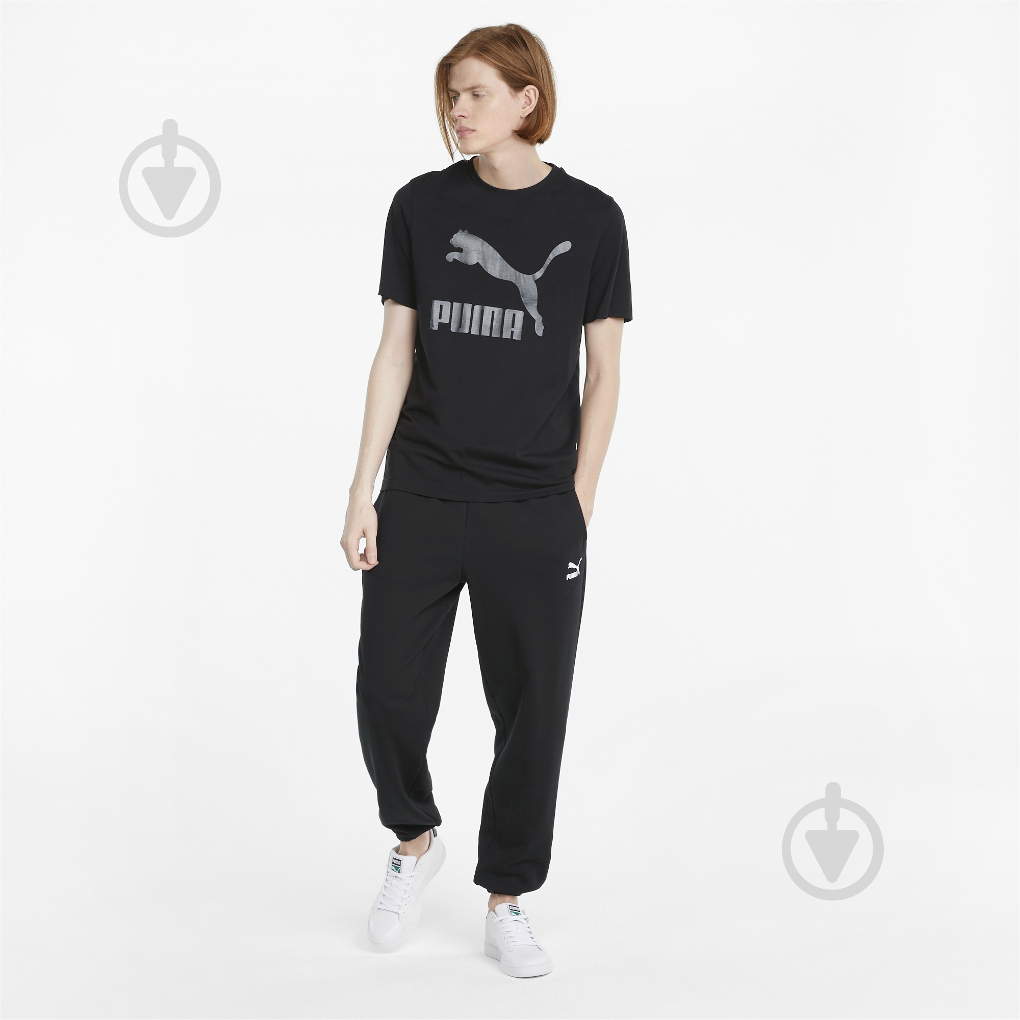 Брюки Puma Classics Oversized Sweatpant 53213901 р. S черный - фото 5