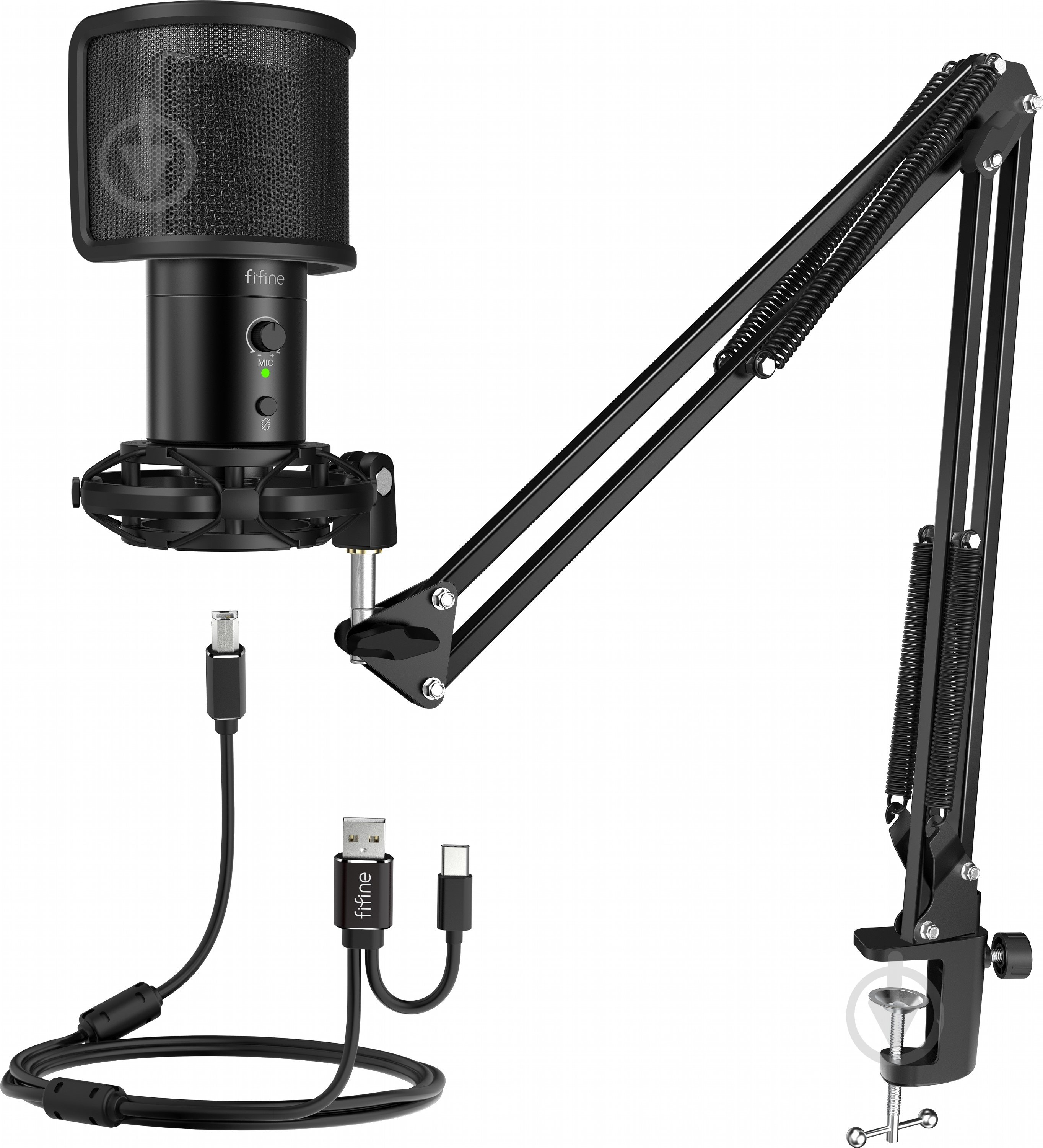 Микрофон FIFINE T683 Black - фото 1